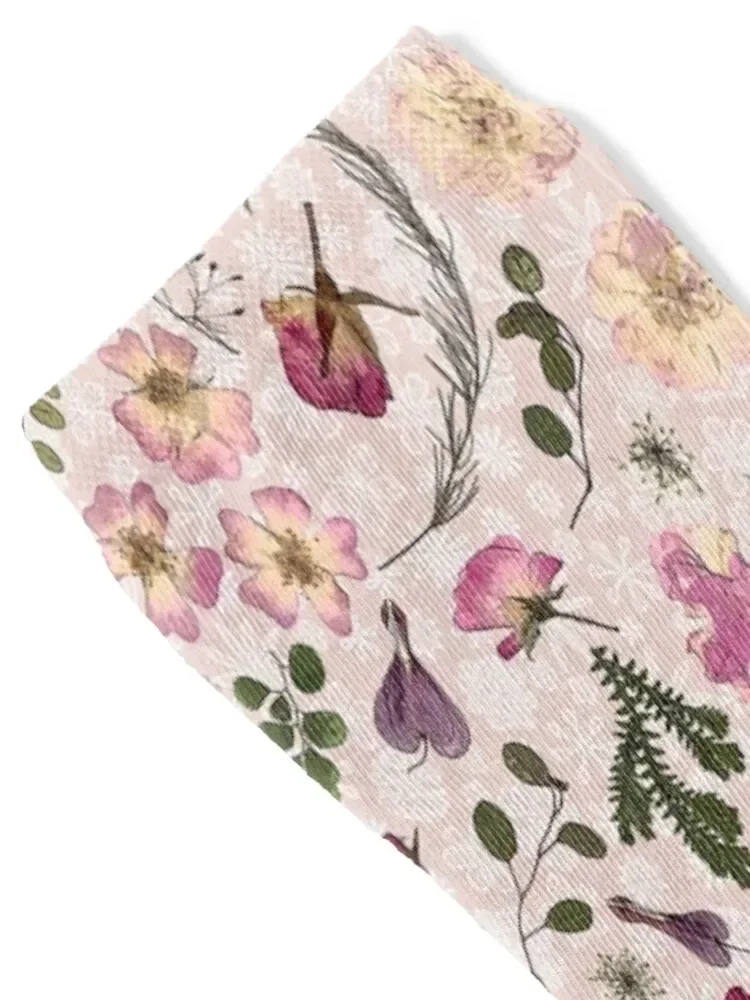 Chintz Pink Rose Garden Socks aesthetic with print men cotton high quality japanese fashion Girl'S Socks Men's