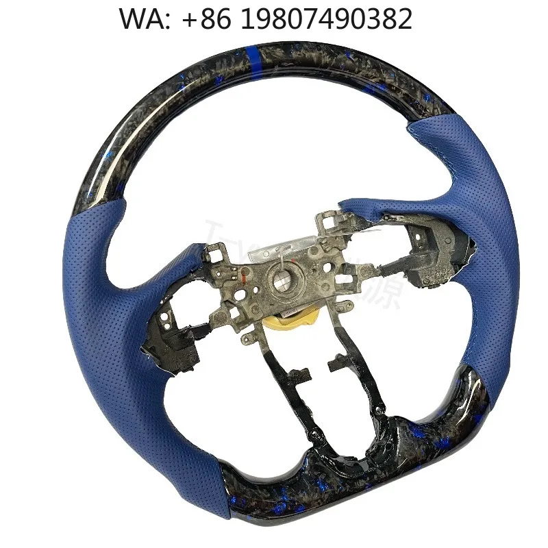 

2005-2021 Carbon Fiber Leather Steering Wheel Custom Sport For Luxury Compact Auto Interior