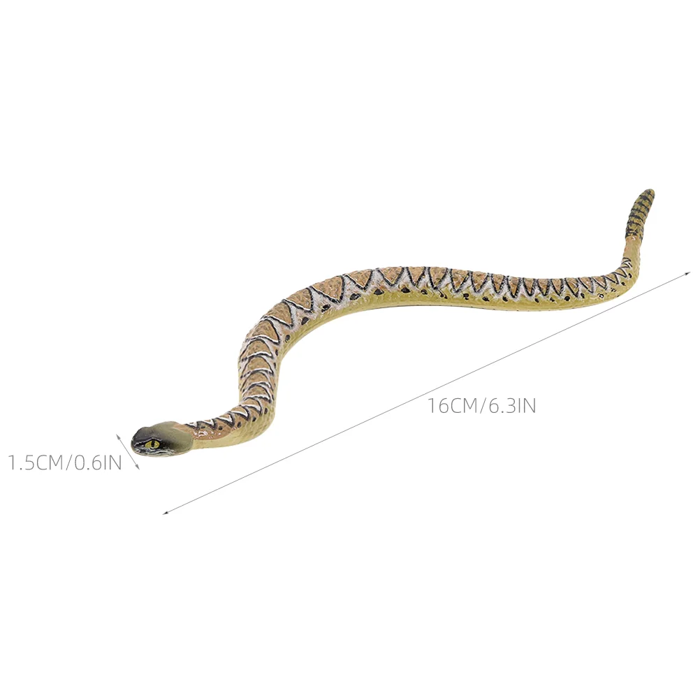 Simulation Snake Model Children’s Toys Ornament Serpentine Plastic Pvc Model Decorations Figurine Child Home Decoration