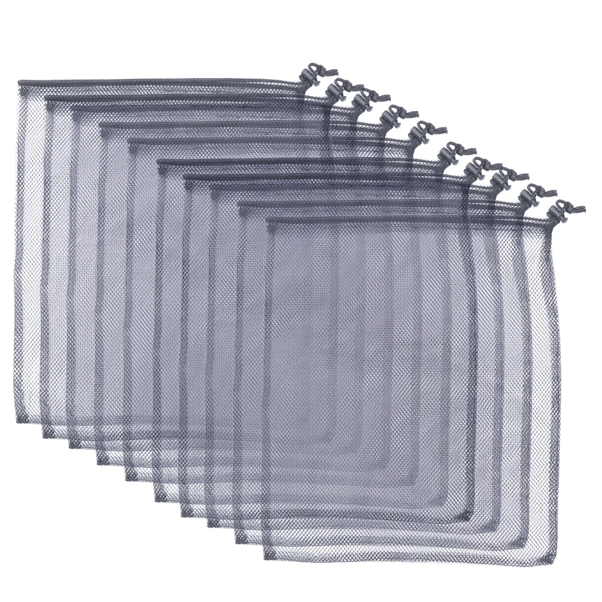 

10Pcs Mesh Carrier Bag Bath Products Storage Fabric Portable for Shower Gym Travel Toiletries Organizer