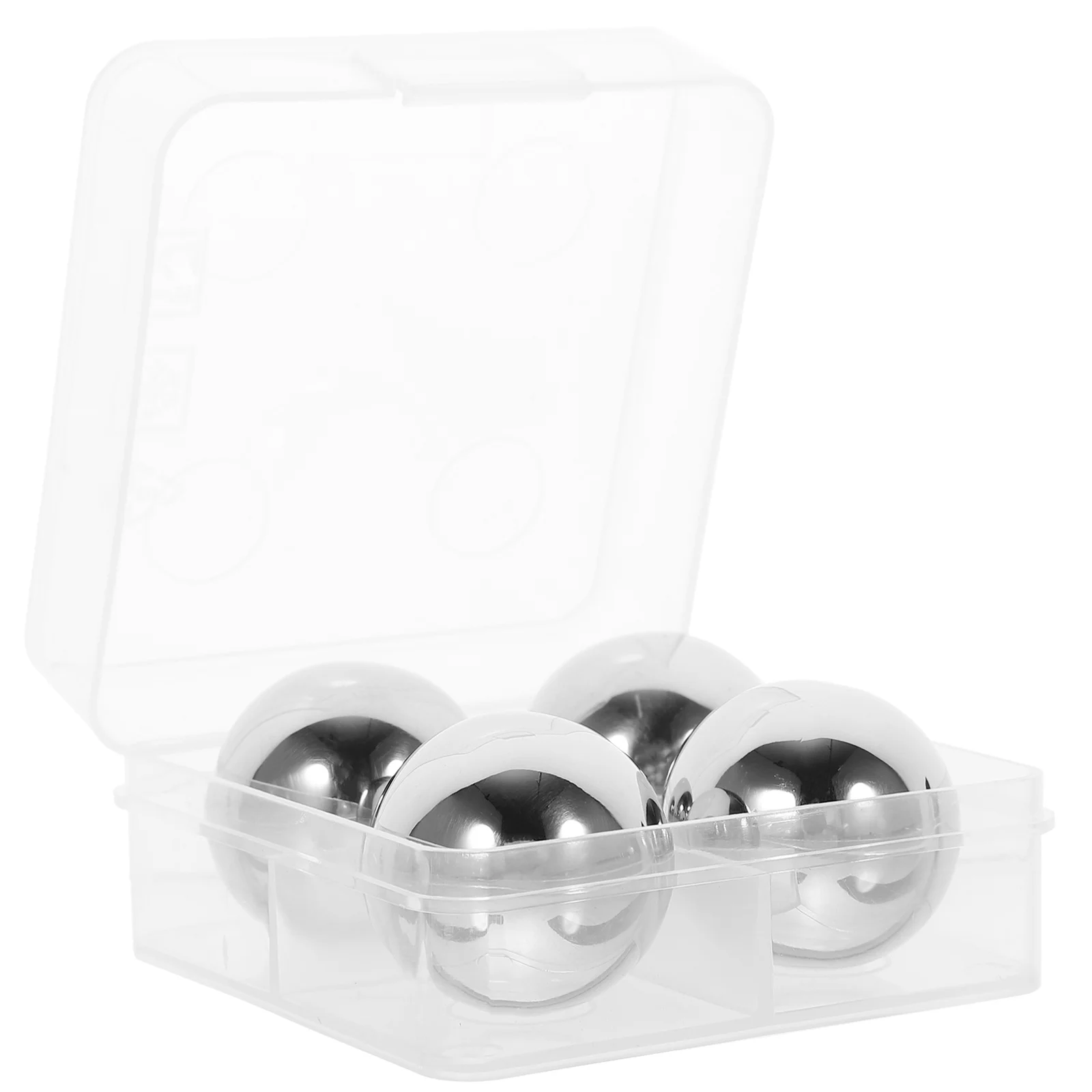 

5 Pcs Ice Pellets Stainless Steel Chilling Stones Reusable Cubes Beverage Chilling Tools