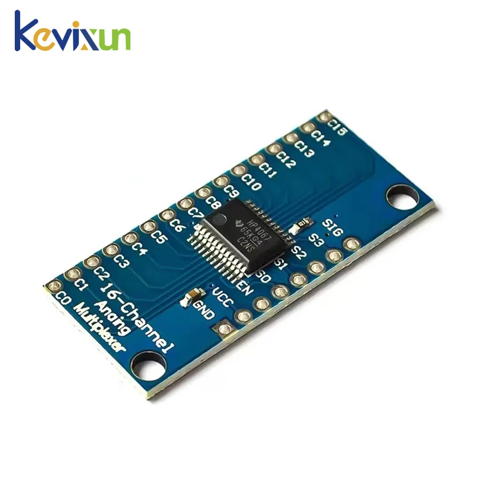 10pcs CD74HC4067 CMOS 2V-6V 16 Channel Way Analog Multiplexer / Digital ADC Module For Arduino 74HC4067 Microcontroller Board