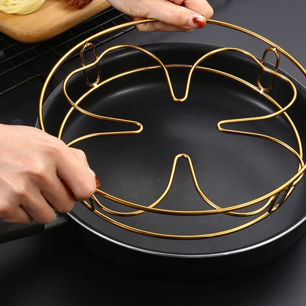 

Stainless Steel Steamer Rack Round Egg Steaming Stand Holder for Cooking Woks Pressure Cookers Rice Cookers Durable Stable Easy