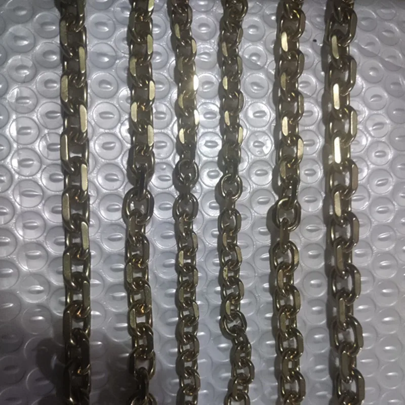 Solid Brass DIY Key connector Men Belt Pants KeychainTrousers Jeans Wallet Chain Metal Bag Chain Leather Crafts Accessories