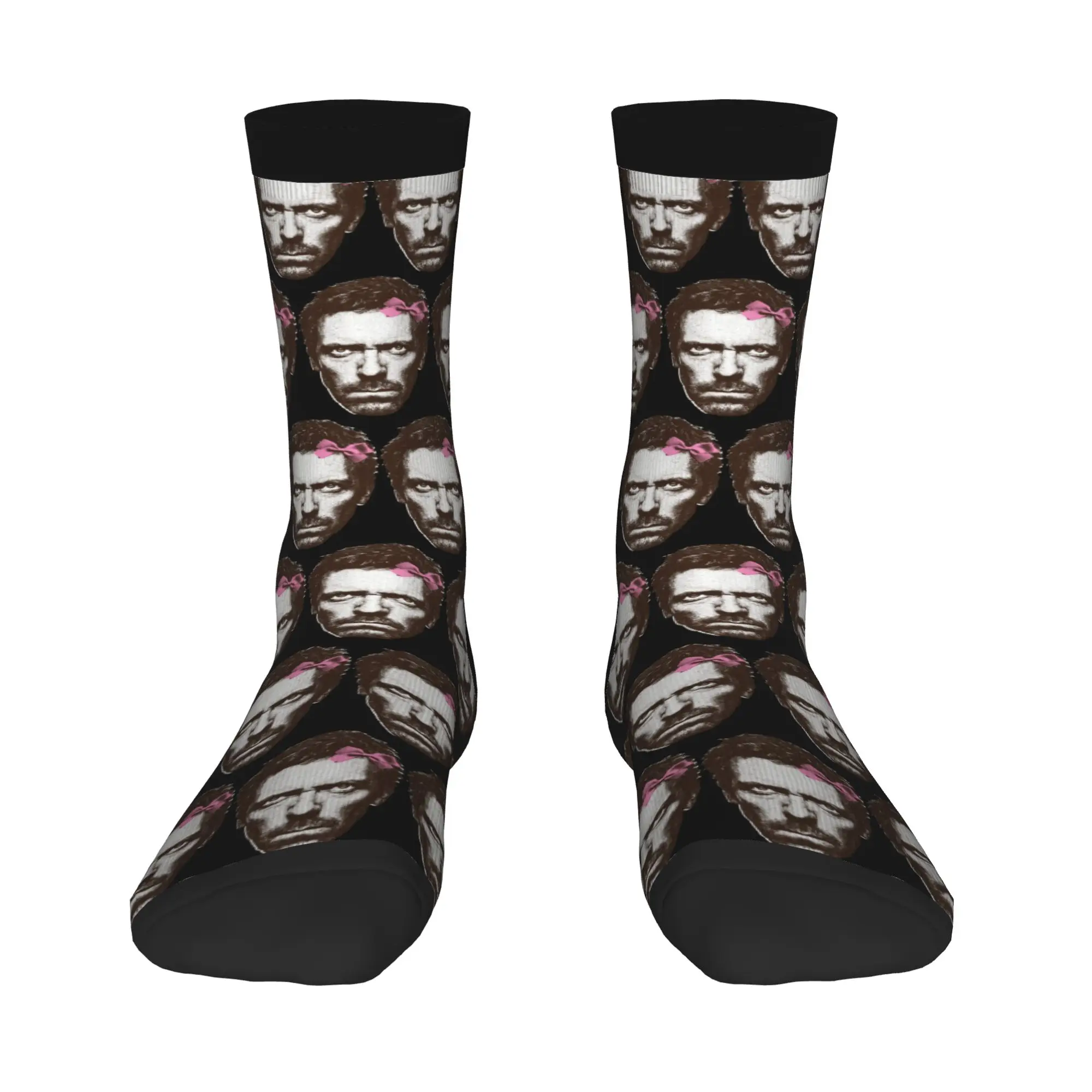 الدكتور غريغوري هاوس رئيس طباعة جوارب التلفزيون الأمريكي الجوارب الرجال تنفس الجوارب الخريف سكيت المضادة للانزلاق الجوارب هدية #2