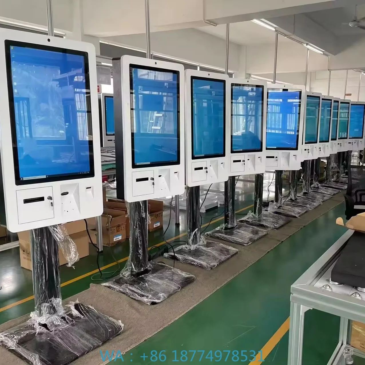 

Code POS Payment Self Food Order Service Self-ordering Kiosk for Restrants 23.6 Inch 24inch 32inch Touch Screen Scan