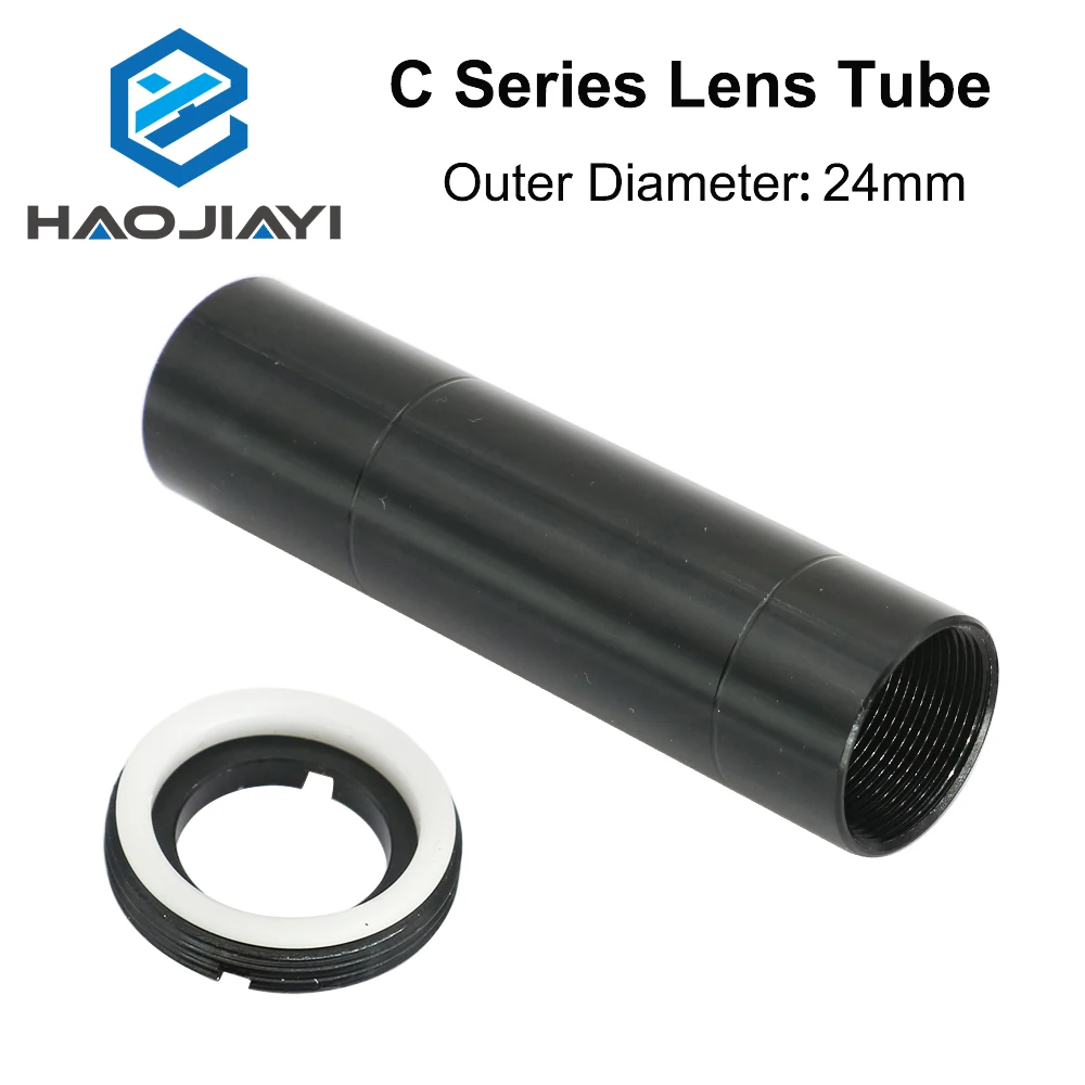 HAOJIAYI E Series CO2 O.D.25mm obiektyw Tube dla D20 F50.8/63.5/101.6mm obiektyw CO2 maszyna do grawerowania i cięcia laserowego