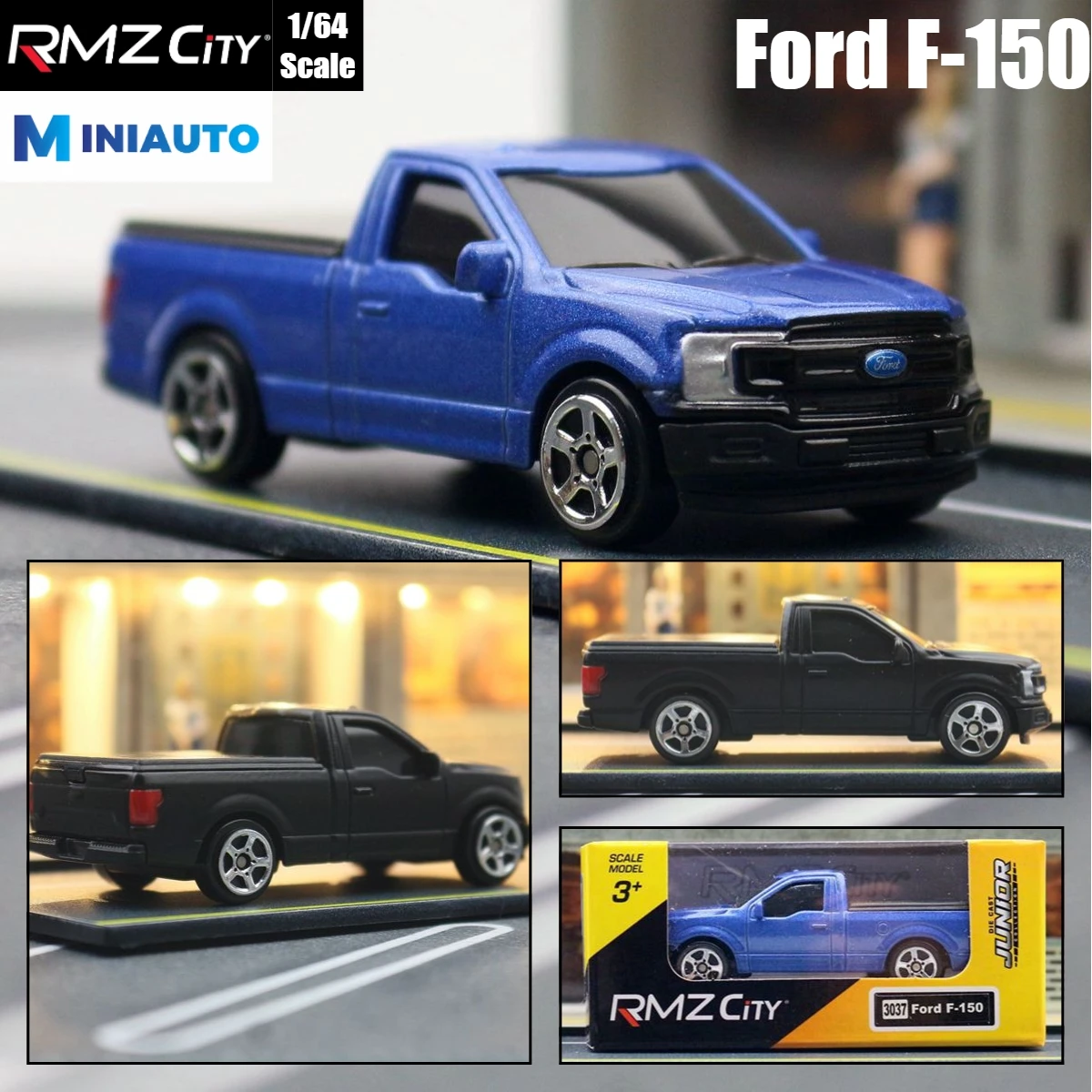 

Модель внедорожника Ford F-150 1/64, модель спортивной игрушечной машины под давлением 1:64, 3 дюйма, миниатюрная модель Hot Wheels, металлический подарок для детей и мальчиков из цинкового сплава