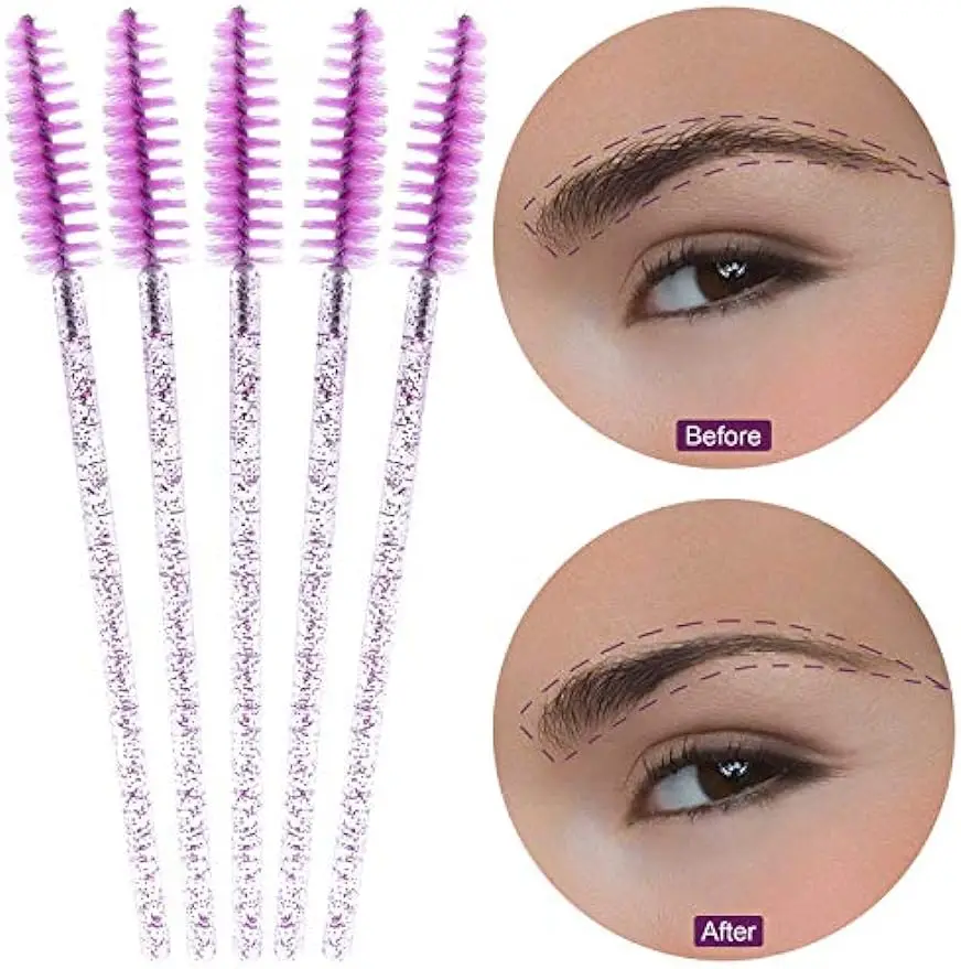 50 Stück Einweg-Wimpernpinsel – Mascara-Stäbchen Für Wimpernverlängerung & Augenbrauen, 10 Cm