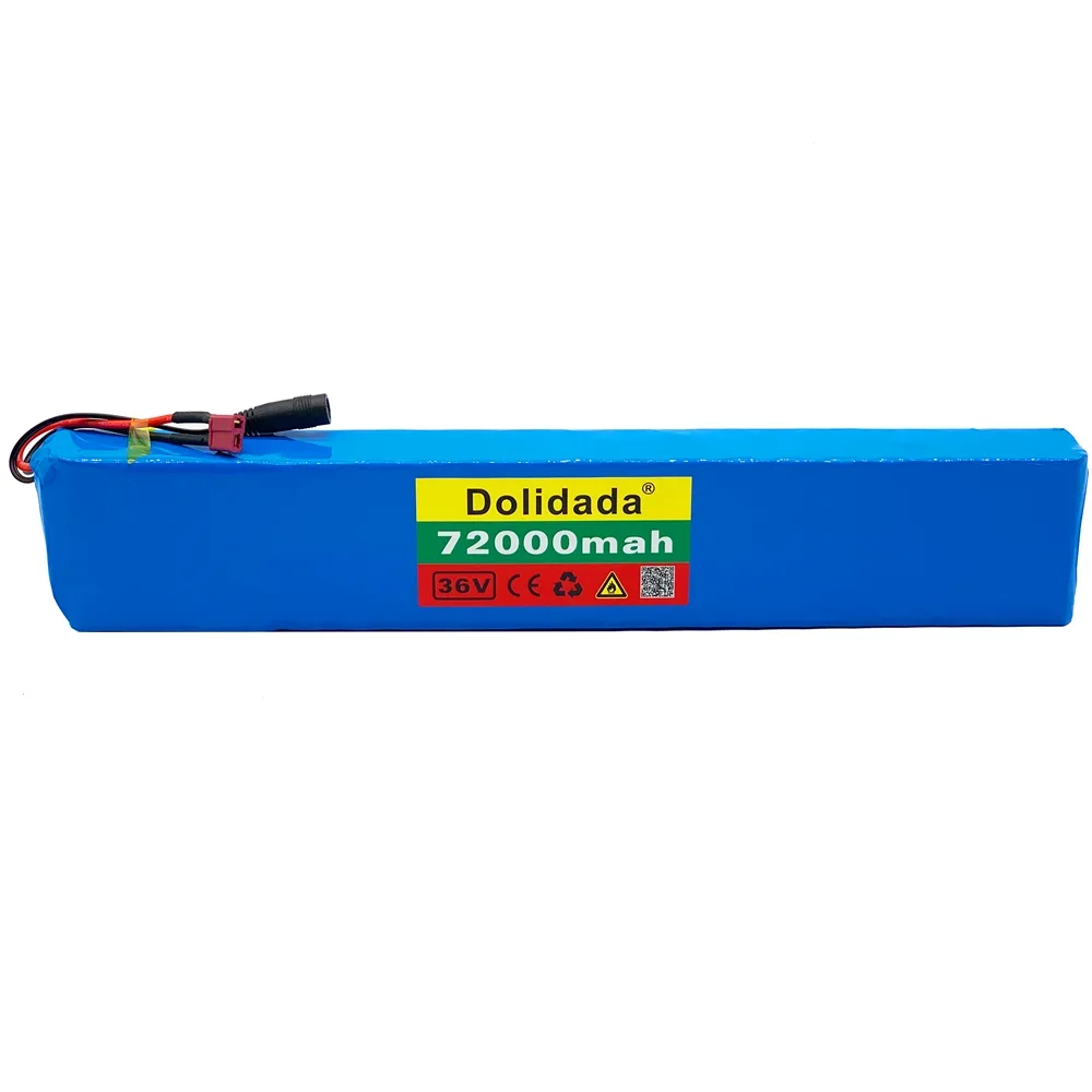 Nieuwe 18650 Batterij 10s4p 36 V 72AH High Power 600 W, Geschikt Voor Elektrische Fiets Lithium-Batterij Erfüllt Oplader Verkoop