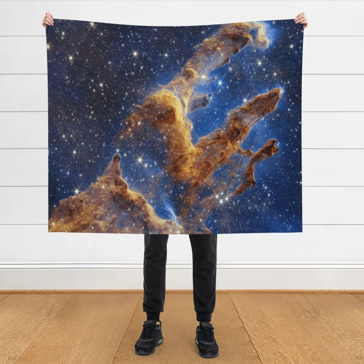 

New james webb space telescope image Throw Blanket valentine gift ideas Luxury Thicken Large Blankets For Baby Blankets