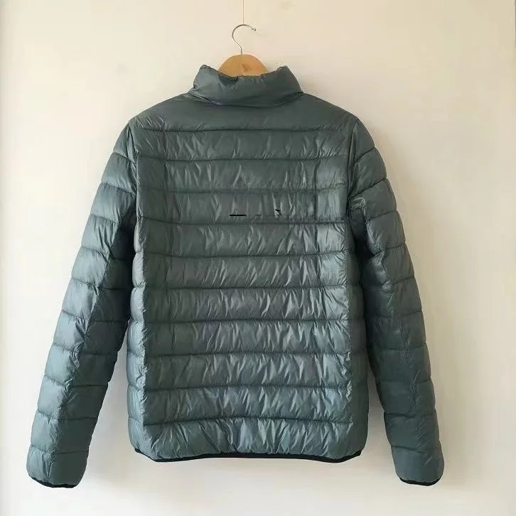 Piumino ultraleggero in cotone Jaet Spring Sle Cappotto imbottito in cotone leggero taglie forti da uomo lunghezza ort senza nodo con cappuccio