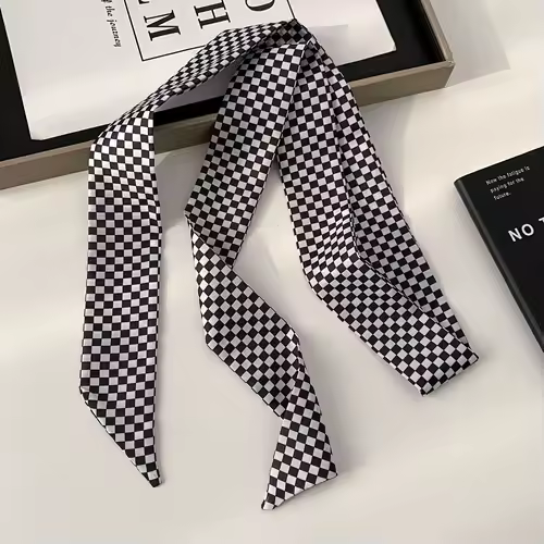 Women Narrow Long Scarf 150x4cm Polka Dot Tie Bag Ribbon Headband Choker Streamer Lady Accessories - Image 9