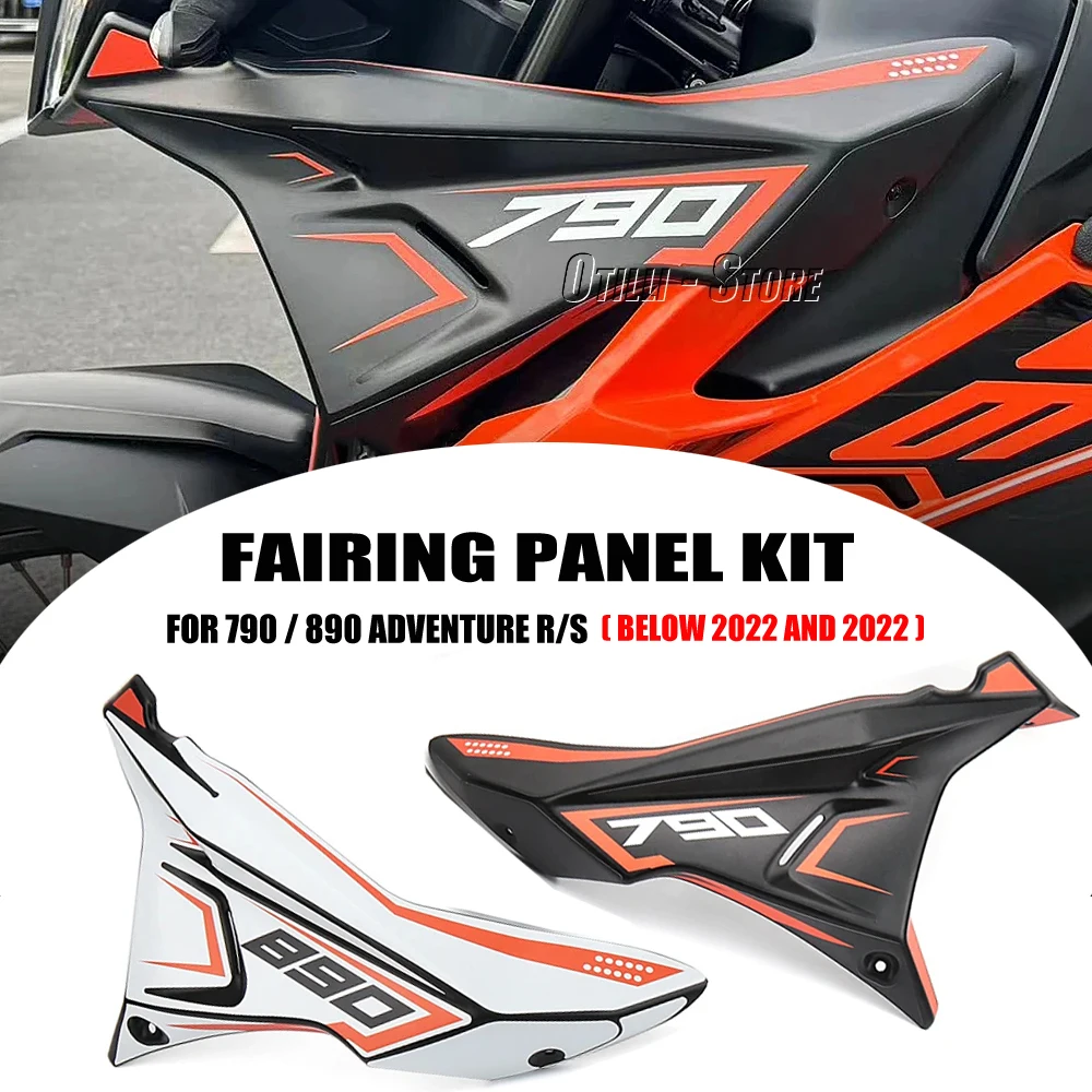 

New Left Right Front Side Cover Fairing Motorcycle Fairings Panel Kits Accessories For 790 Adventure 890 ADV R S 2020 2021 2022