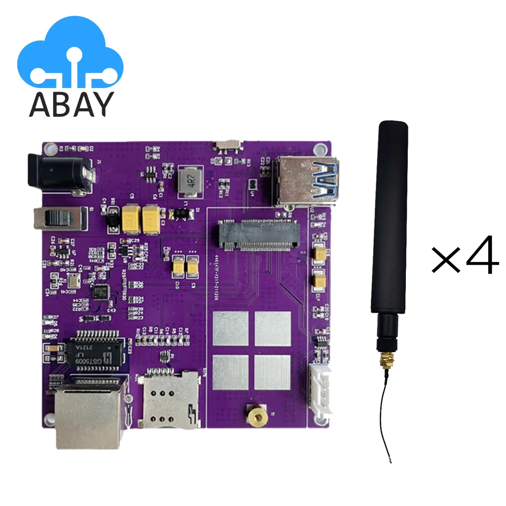 

5G Development Board For Quectel RM502Q-AE RM500Q-AE RM500Q-GL 5G sub-6GHz M.2 Interface + Antenna IPEX 4th Transfer Cable