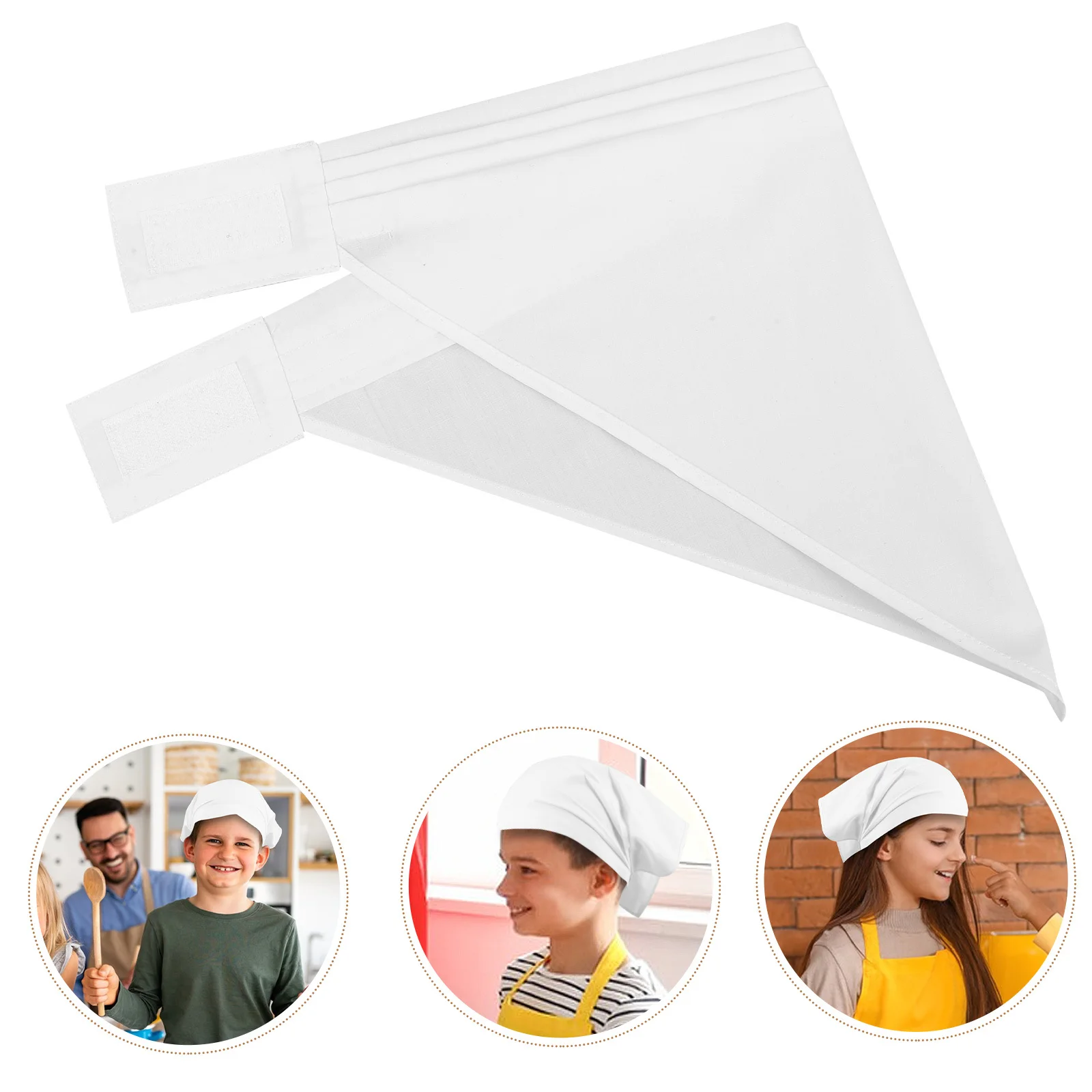 Adjustable Kitchen Headband Ninja Style Triangle Bandana Japanese Design for Restaurants Home Sweat Absorbing Durable