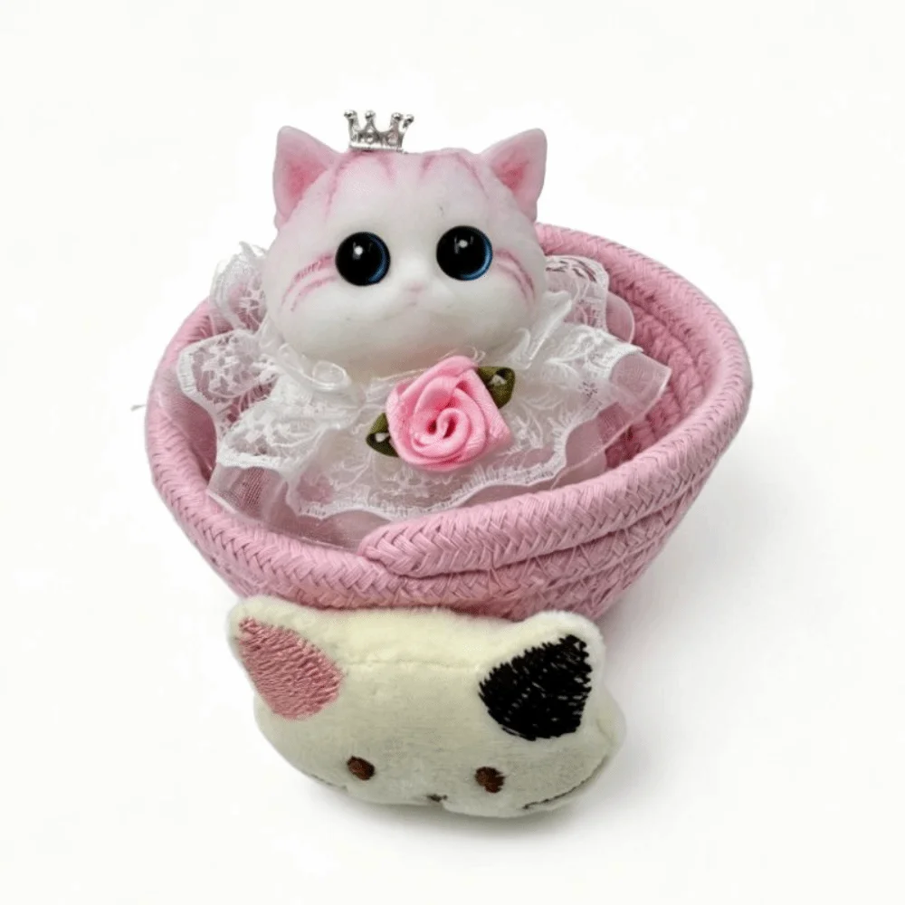 Pinching Cat Slow Rising Reduce Pressure Toy Slow Rebound Soft Squeeze Cat Squishy Toy Kawaii Lovely Cat Sensory Toy Adult Gift