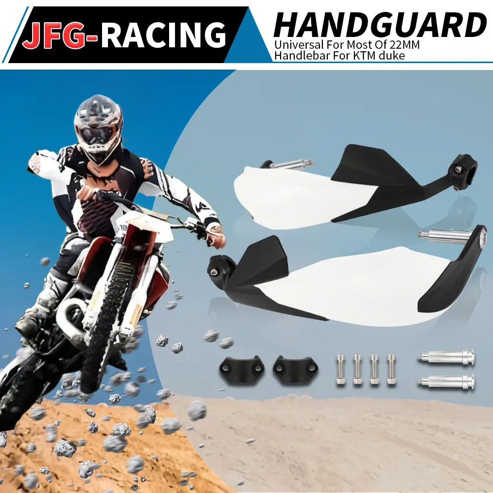 

Universal Motorcycle Hand Guards Handle Handguard Handlebar Protection Mounting Kit Set For KTM HONDA YAMAHA SUZUKI KAWASAKI