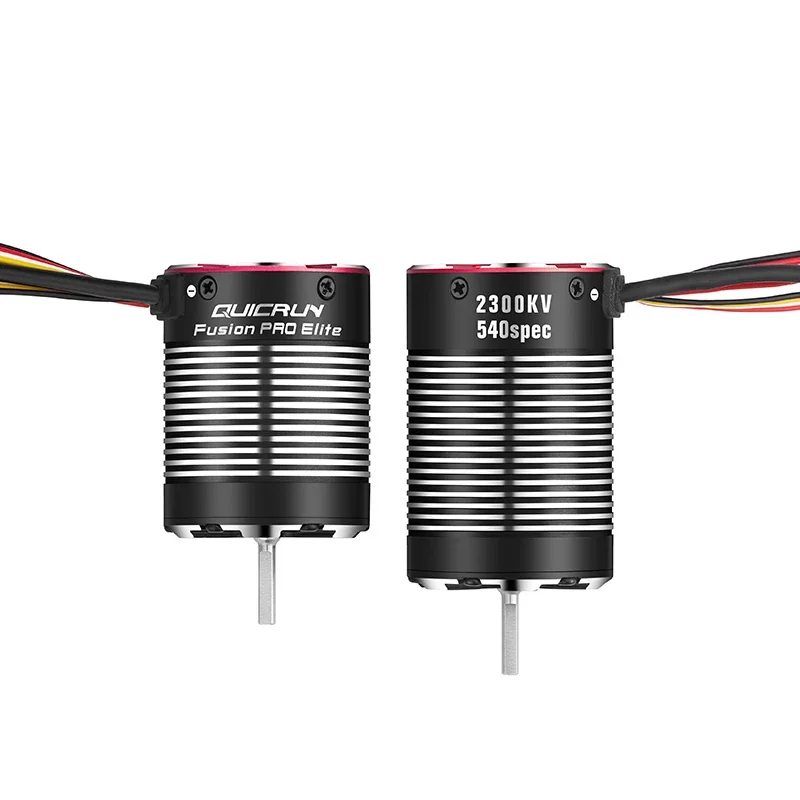 HOBBYWING QuicRun Fusion Pro Elite 50A 2300KV Motore ESC integrato senza spazzole con sensore per accessori cingolati per auto modello 1/10 RC