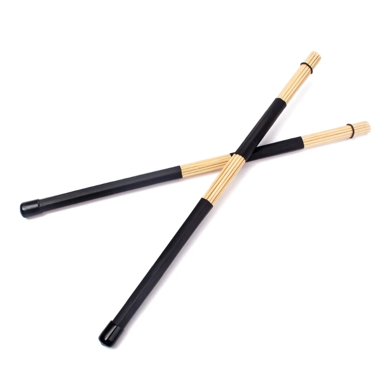 Jazz Drum Sticks with Smooth Grip Durable Bamboo Drumsticks Musical Instrument Percussion-Accessories Gift for Men Women