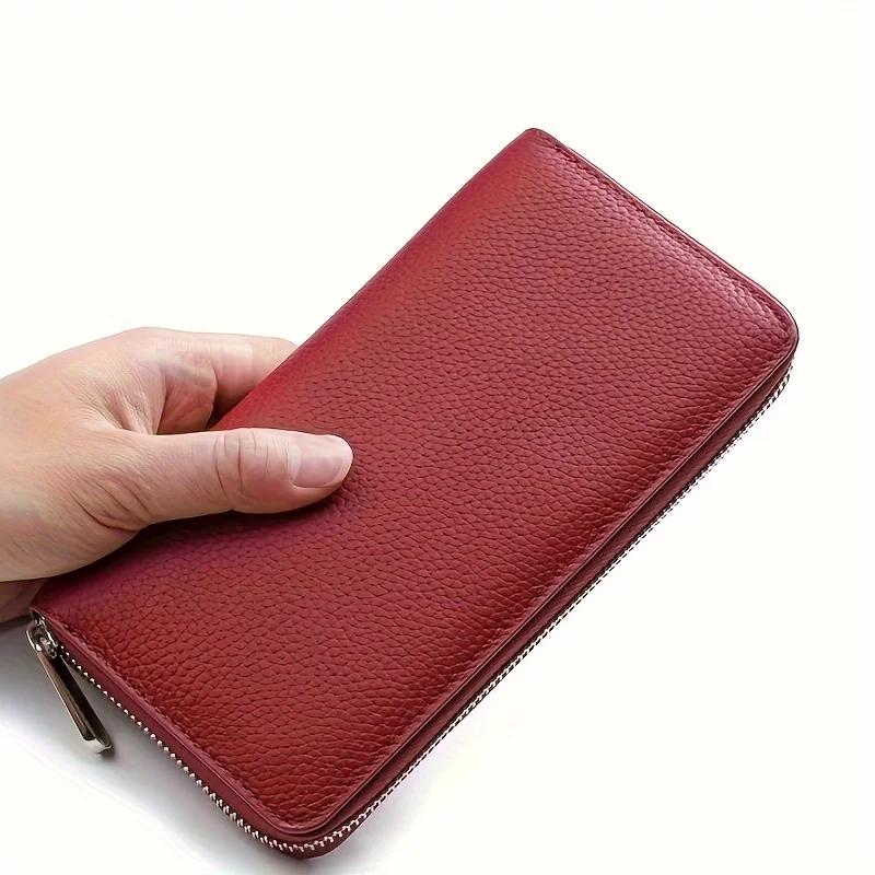 

Минималистичный классический длинный кошелек, портмоне на молнии, классический кошелек большой емкости