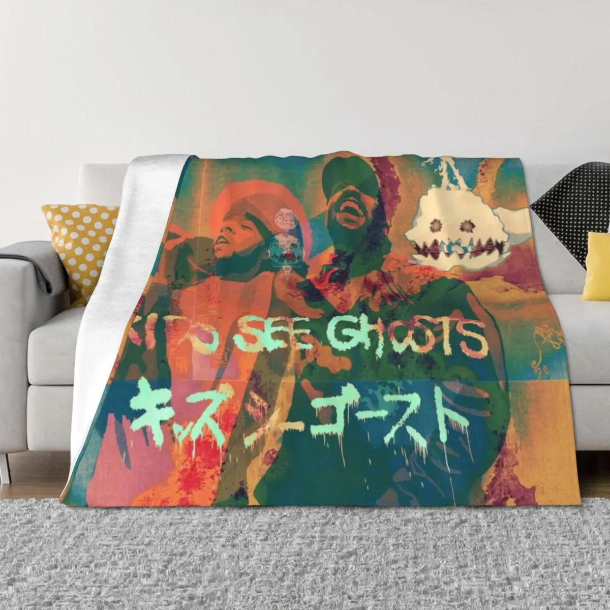 

Kids see ghosts Throw Blanket Thins Softest Soft Plush Plaid Blankets