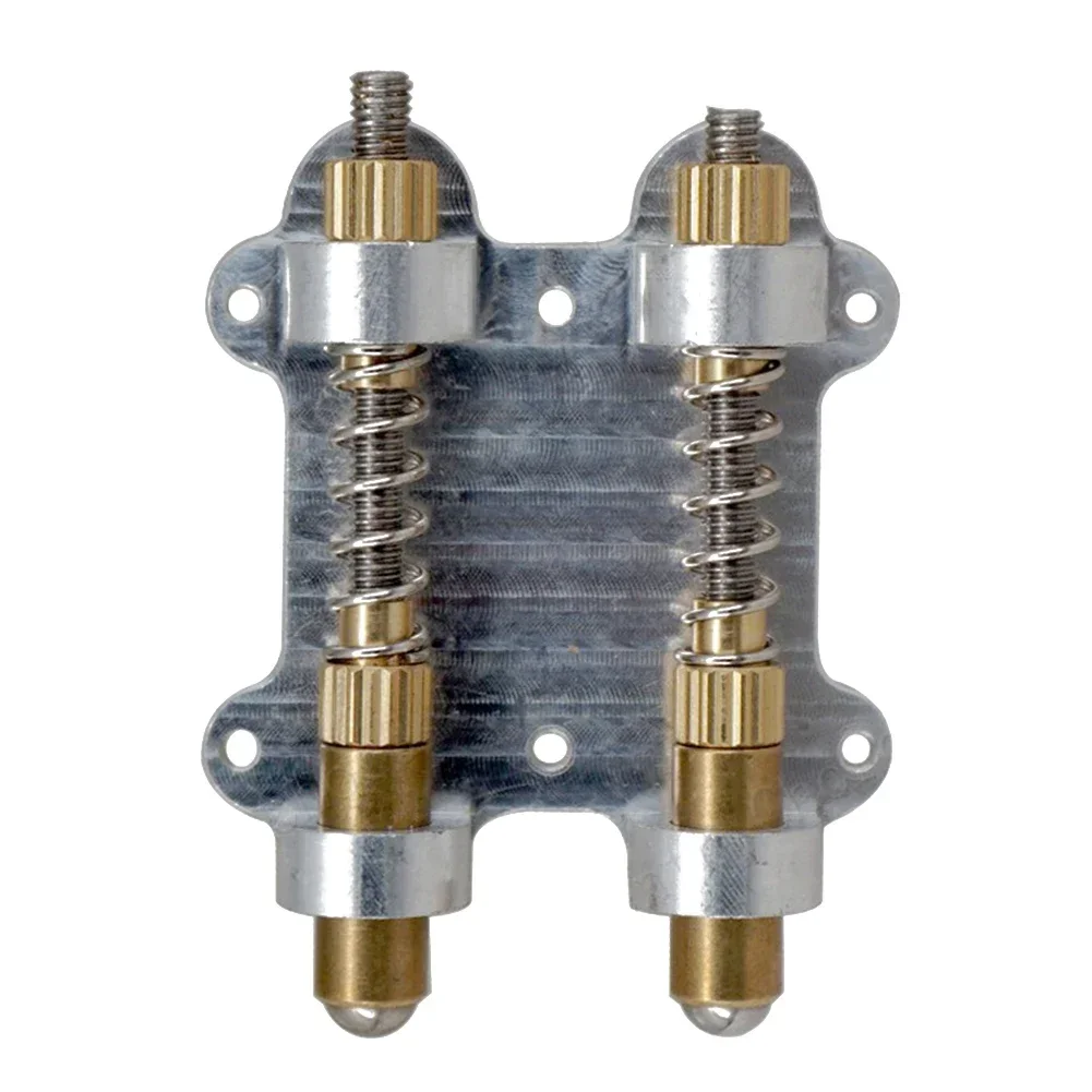 

1pc Guitar Tremolo String Pulling Plate Guitar Brass Double Tremolo Bridge Stabilizer Stopper Device Arming Adjuster 6x3 Cm