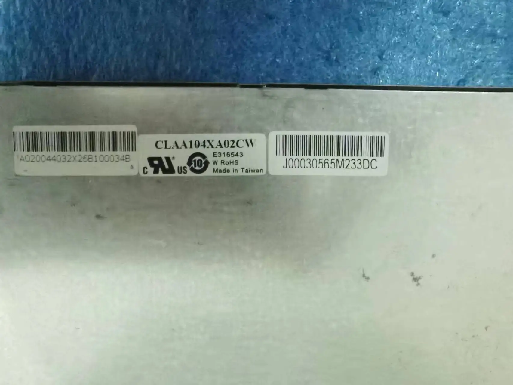 Schermo industriale originale CLAA104XA02CW da 10,4 pollici, testato in stock CLAA104XA01CW