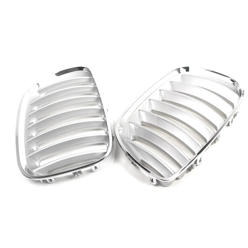 Classy-51137113733 Griglie per auto Anti-Graffio ABS Auto Cofano Anteriore Griglia Griglie da corsa Per BMW X5 E53 04-06 Parti di automobili 51137113734