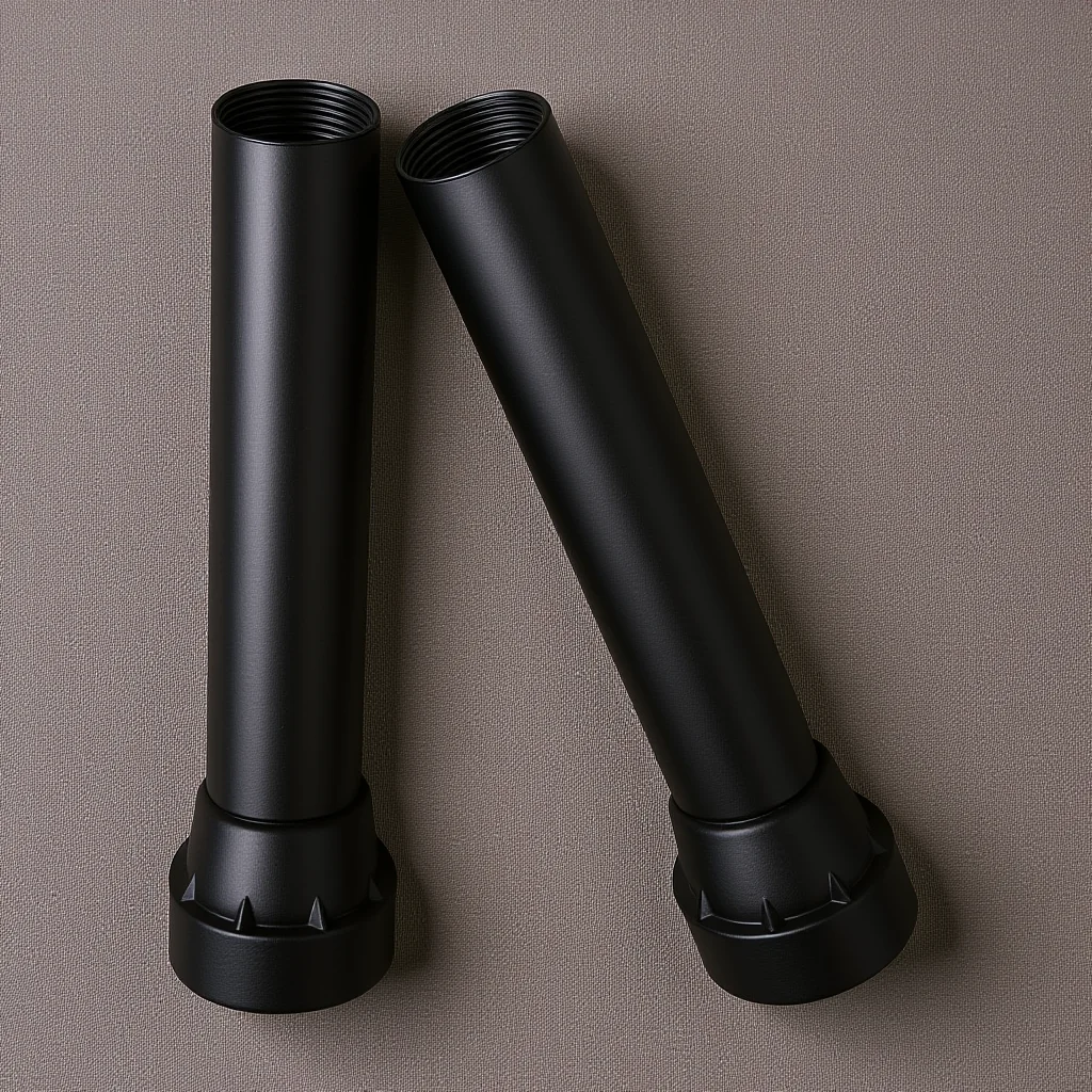 

2pcs Trampoline Replacement Legs Rubber Covers Stainless Steel Anti-Slip Wear-Resistant Lightweight Portable Outdoor