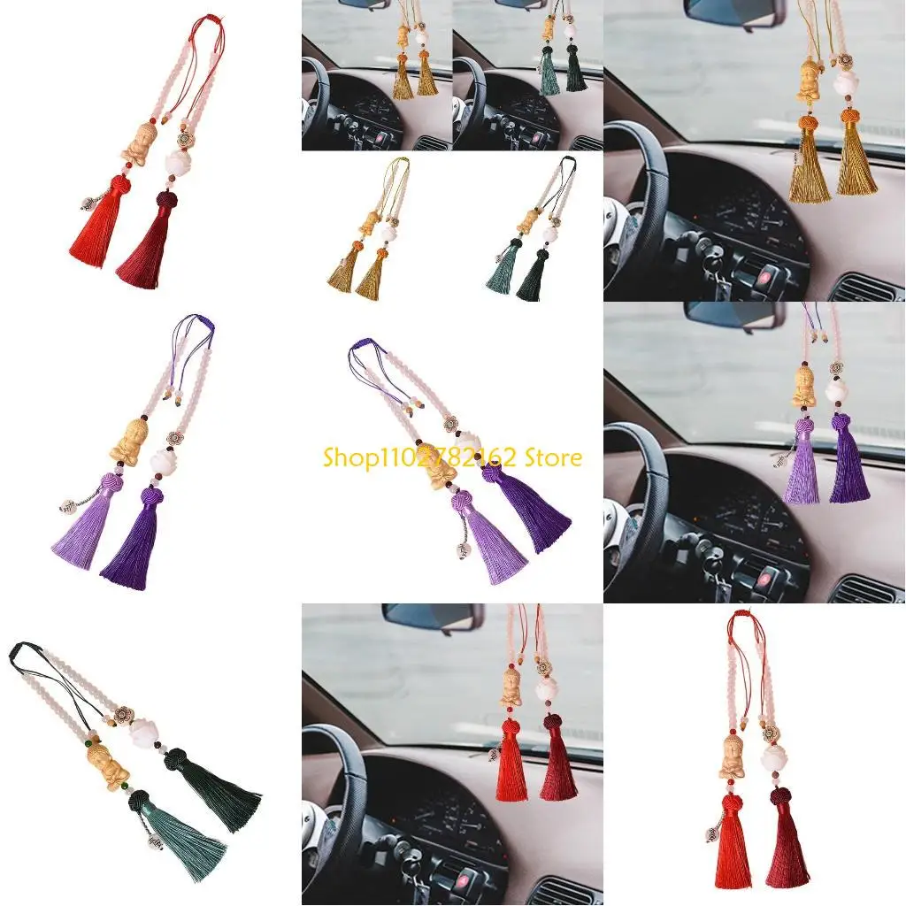 

547B Chinese Feng Shui Buddhas Car Pendant Rear View Talismans Pendent Ornament