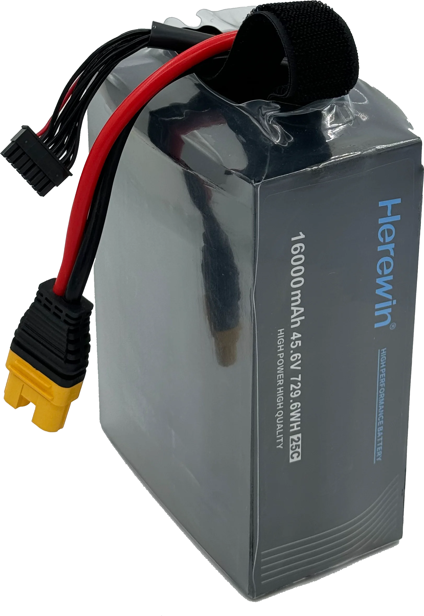 

Herewin Factory Лучшее качество 45,6 В 12S 16000 мАч 25C Безопасный долговечный литий-ионный аккумулятор для сельскохозяйственного подъемного дрона