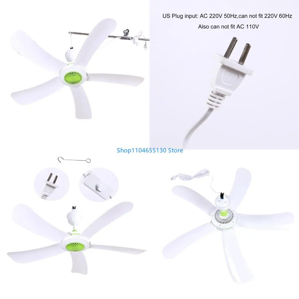 

220 В 20 Вт вентилятор вешалки с переключением для домашней спальни офисной школы общежитие общежития