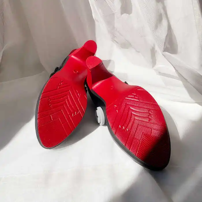 Red Bot ark Girl Cosplay oes Hoge Hak Meid Prop voor Vrouwen Game Karakter Kostuum Accessoires Konijn Saus Merk