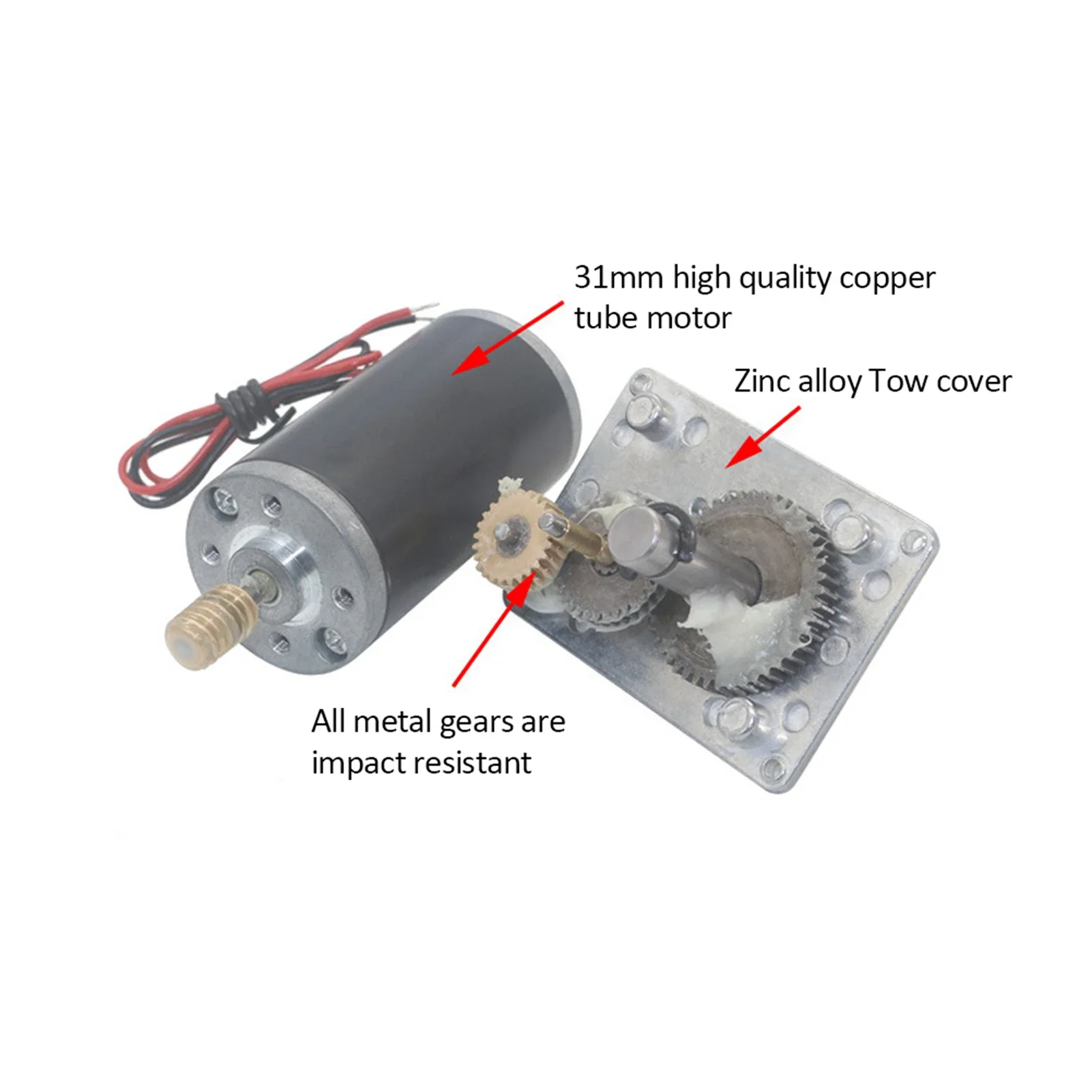 Speed Reduce   Motor Reversible Worm Gear Motor 8mm Shaft 12V(12V,20RPM)