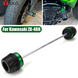 Deslizador de horquilla de rueda delantera de motocicleta, Protector de Marco deslizante de horquilla de eje, deslizador de choque para KAWASAKI ZX-4RR 2023 ZX4RR ZX 4RR 2024 ZX4R