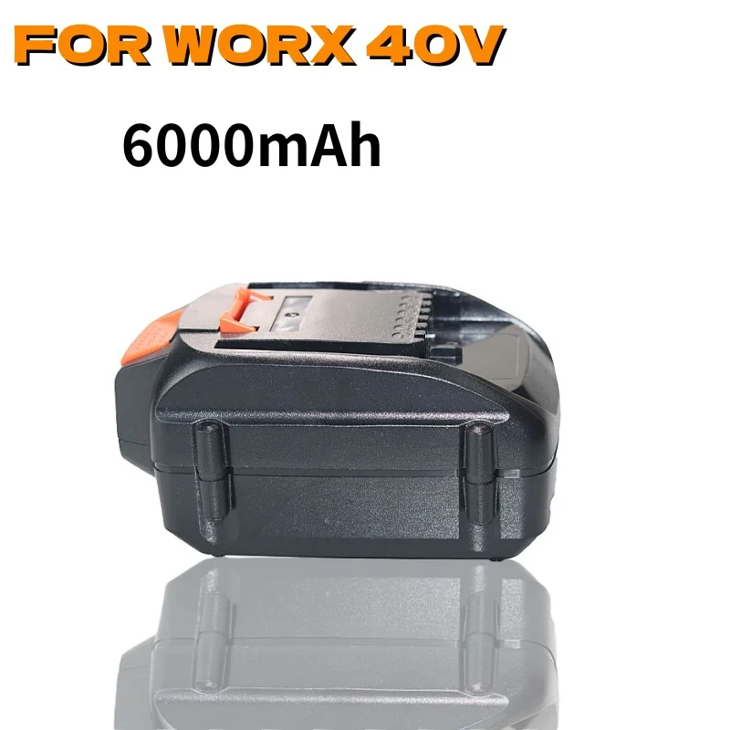 

40V 6.0 Ah Lithium Battery for Worx WG180 WG280 WG380 WG580 40V Lawn Mower Garden Device