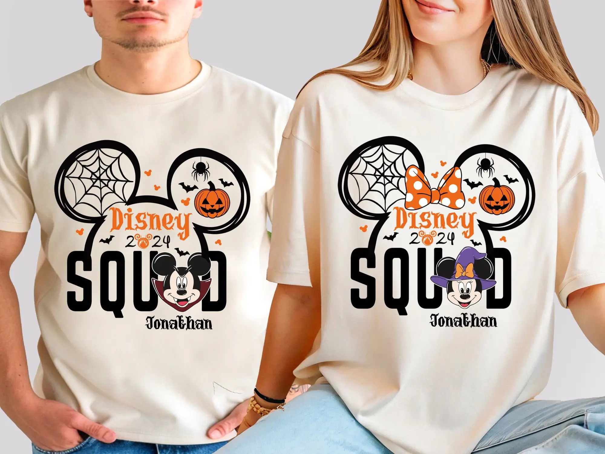 

Хэллоуин Рубашка Disney Squad Рубашка Микки и Минни Хэллоуин Рубашка Disney Хэллоуин Свитер Disney Spooky Season