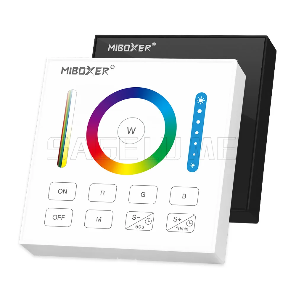 MiBoxer FUT088 FUT089 FUT089B FUT089S FUT100 FUT092 FUT092B B3 T3 B4 T4 B0 B8 S2 C5 Y3 M4 2.4G Wireless Remote RGBCCT Controller