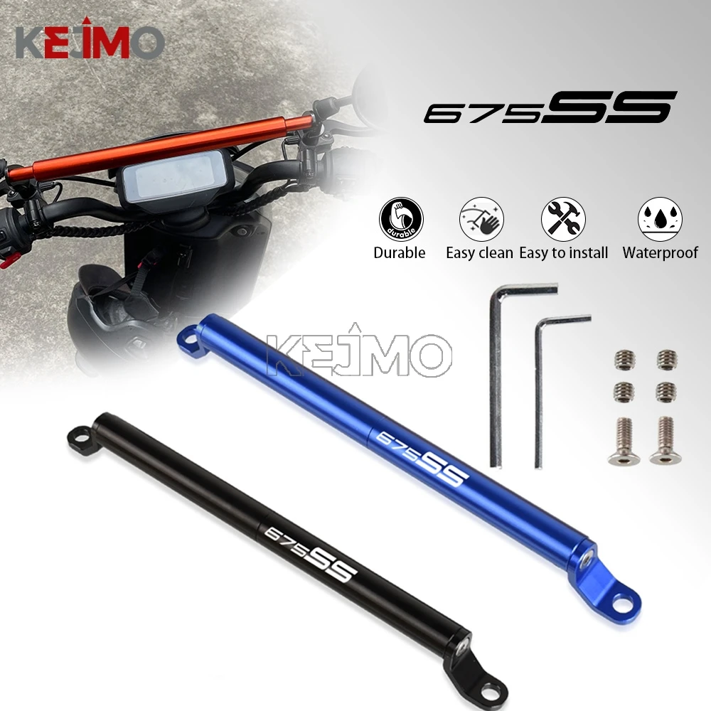 

2025 2026 Motorcycle Adjustable Crossbar Handlebar Balance Bar Navigation bracket FOR CFMOTO CFmoto 675SS SS675 675SS 675 2024