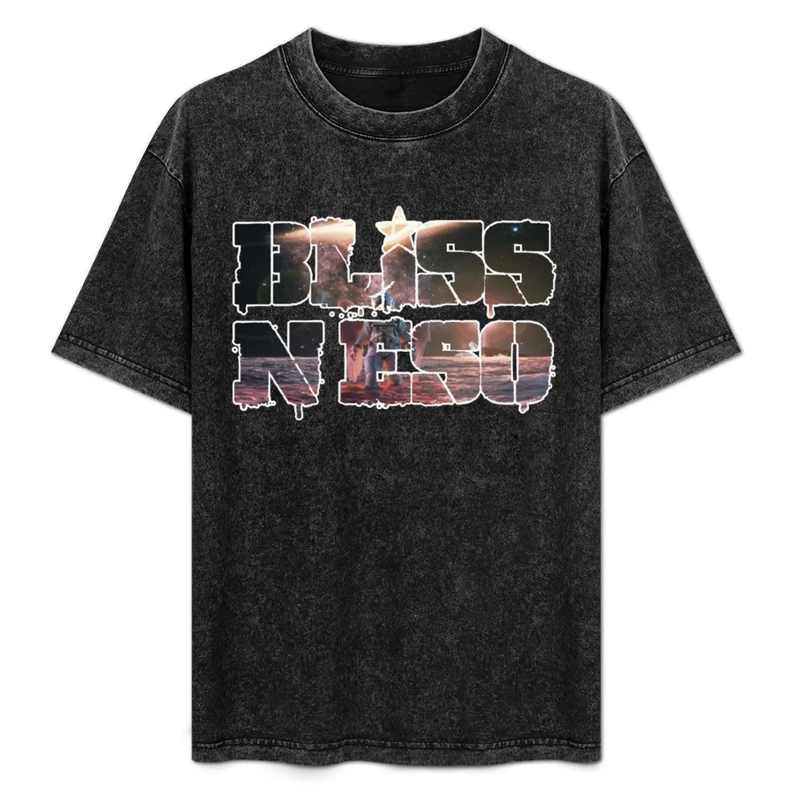 Bliss N Eso - T-shirt Lighthouse à imprimé fantaisie, décontracté
