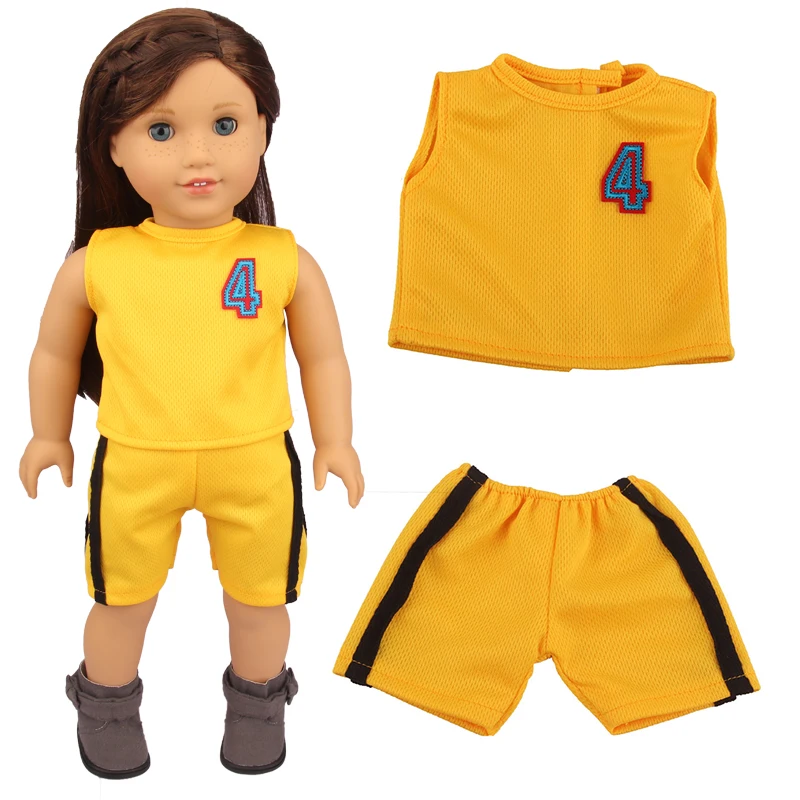 18 inch American Doll Clothes Ballet Suit, Sportswear, Space Suit,Slip Dress Flower Skirt For 43cm Baby New Born,Life Girl Doll