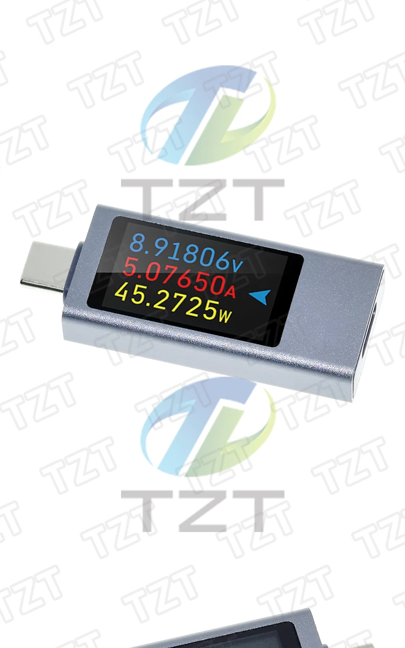 KWS-2303C Multifunktions-Digitalanzeige DC-Spannungsmesser Amperemeter Leistungsmesser Typ-C Handy-Ladetester DC 4-30V 0-12A – Detail 13