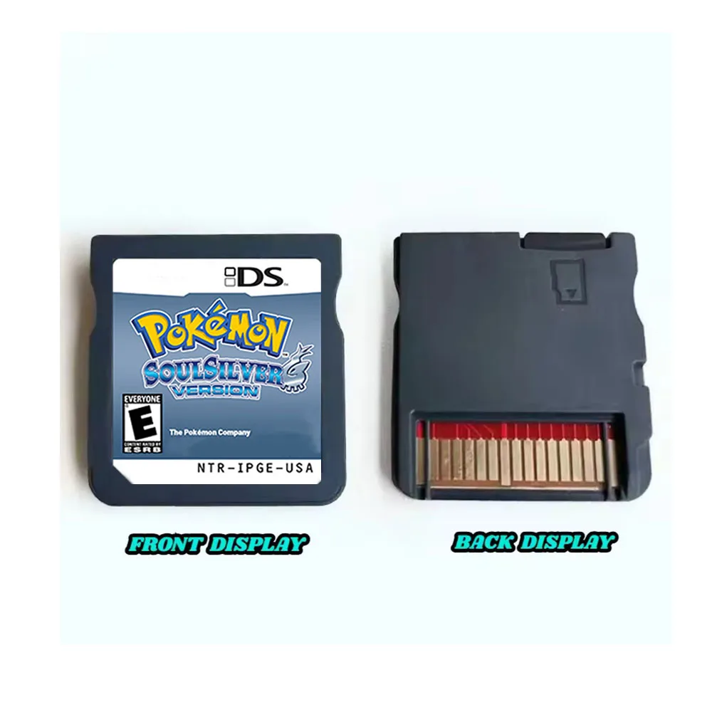 # Pokemon Spielkarte NDS-Karte SoulSilver HeartGold Platinum Spielkarte Pokemon Spielkarte SCHWARZ Sammel-Hobbys Geschenke – Detail 3