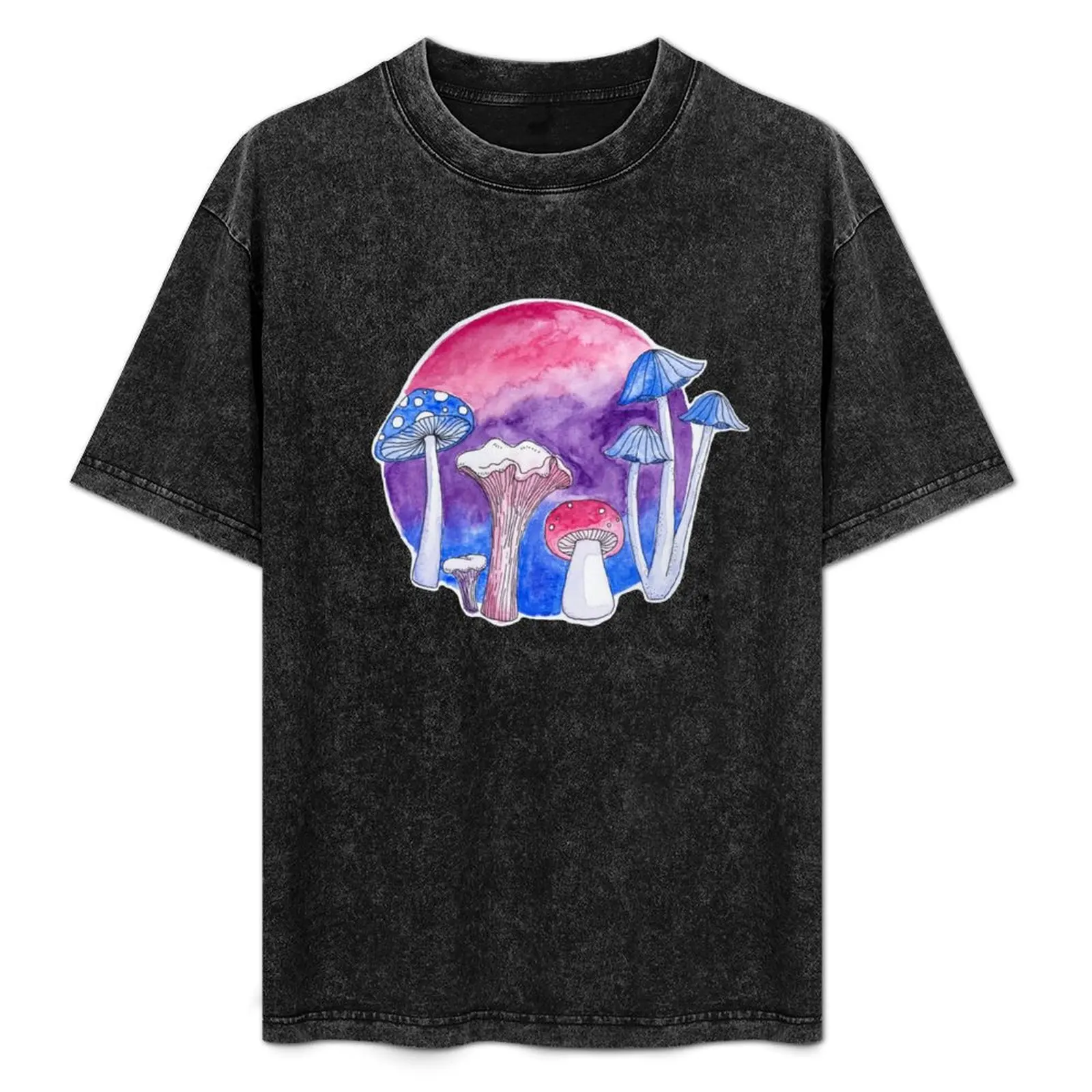 

bi mushrooms T-Shirt Soft Durable Cotton T-Shirt