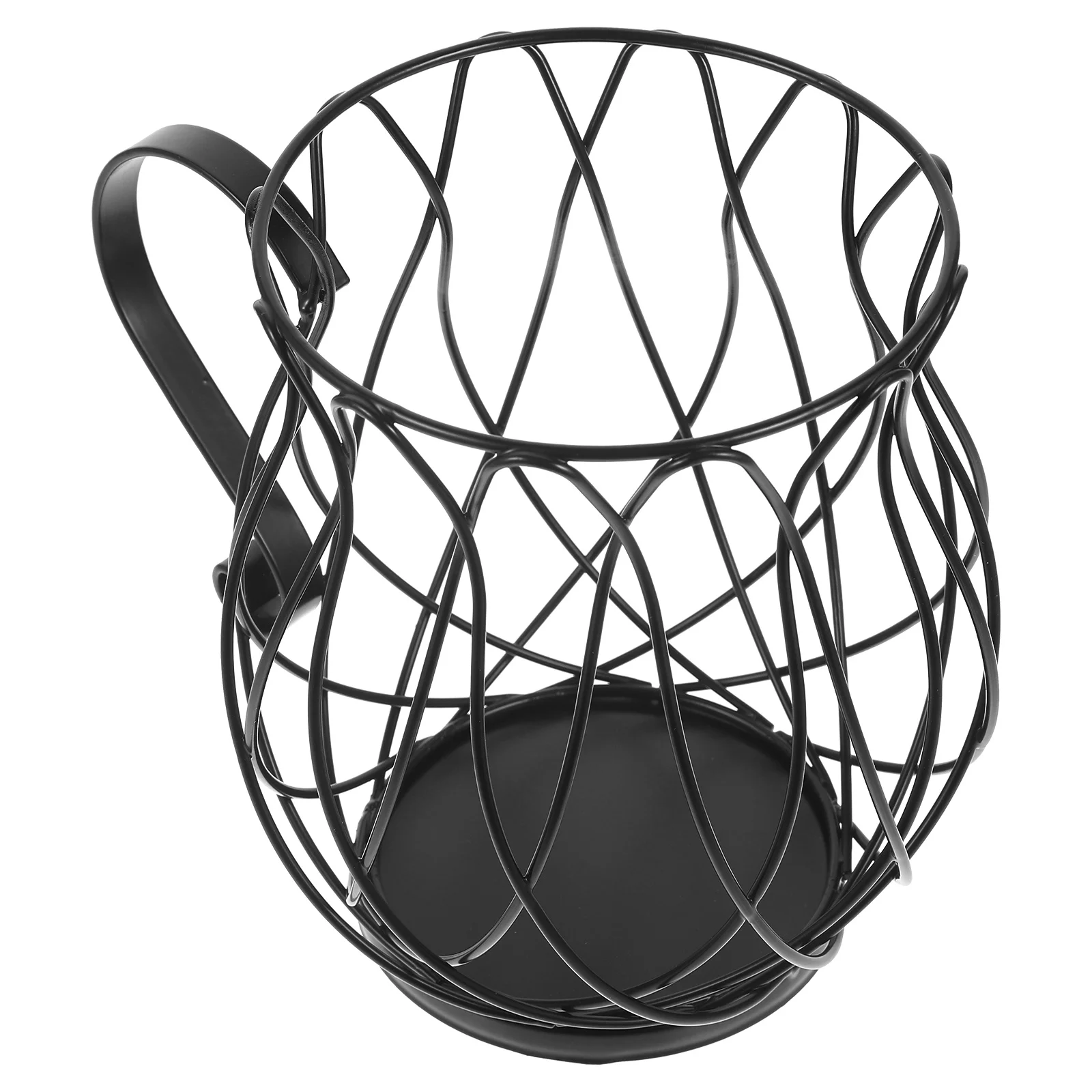 

Coffee Holder Metal Iron Storage Basket Desktop Coffee Capsules Organizer Snack Fruit Storage Basket for Kitchen Cafe