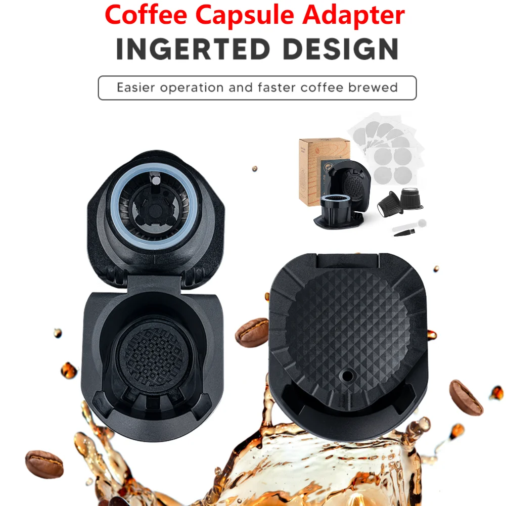 

Reusable Capsule Adapter Refillable Capsules Pods Converter Holder for Nespresso Dolce Gusto Maker Coffee Accessories