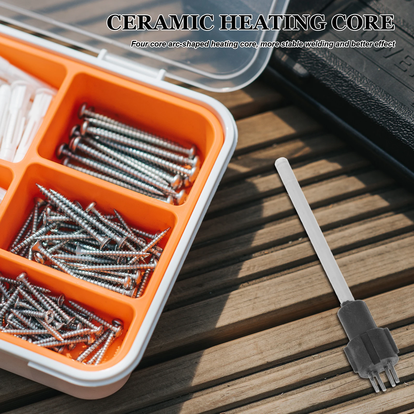 

Ceramic Core Heating Element Soldering Iron Heater Adjustable Temperature for Electronics Repairs and Circuitry Soldering