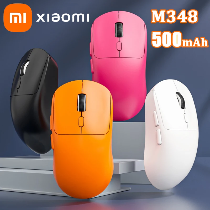 ماوس Xiaomi M348 اللاسلكي القابل لإعادة الشحن 500 مللي أمبير في الساعة متوافق مع بلوتوث ماوس ألعاب بلوتوث لأجهزة الكمبيوتر المحمول/الكمبيوتر المحمول/الآي باد/الكمبيوتر اللوحي
