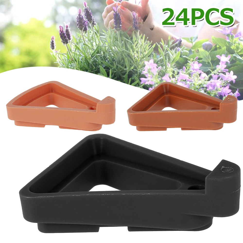 

12/24Pcs Plant Flower Pot Feet Stand Invisible Triangle Risers Toes Lifters Indoor Outdoor Garden Supplies Plant Pot Base Tray